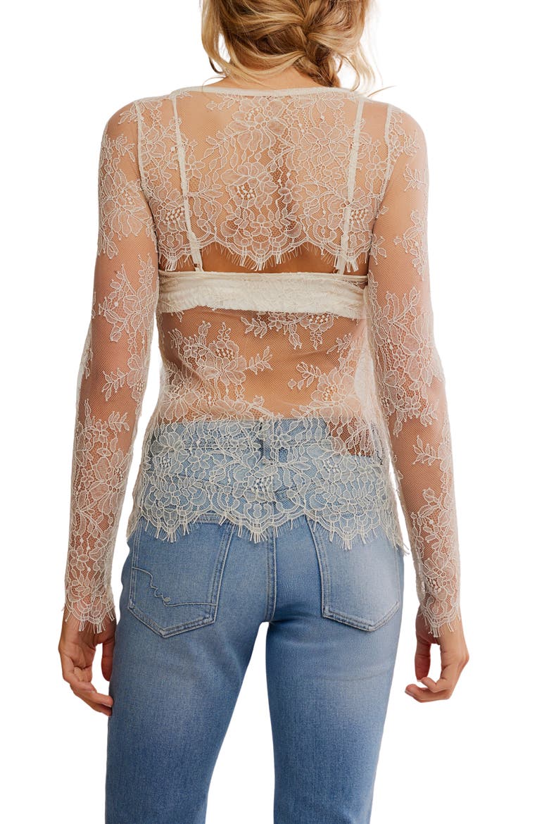 Long Last Lace Layering Top, Alternate, color, CLEAN IVORY