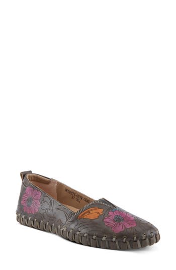 L'artiste By Spring Step Modesty Flat In Gray