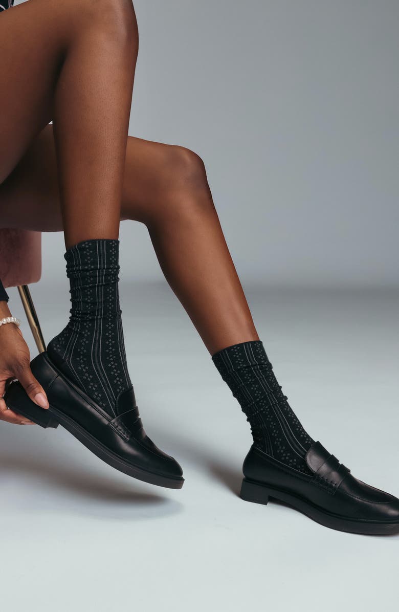 K Bell Socks Assorted 2-Pack Pointelle Crew Socks, Alternate, color, White