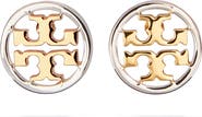 Tory Burch Icon Circle Stud Earrings