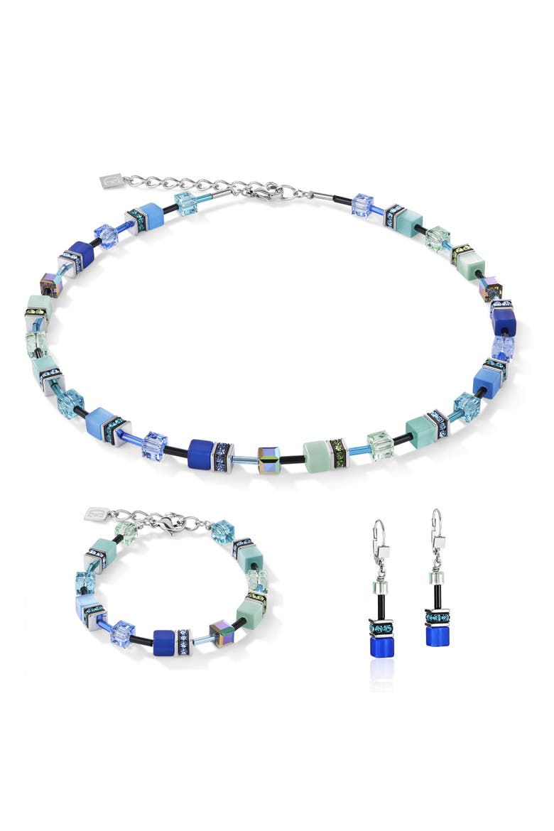 Geocube® Necklace, Alternate, color, Blue-Green