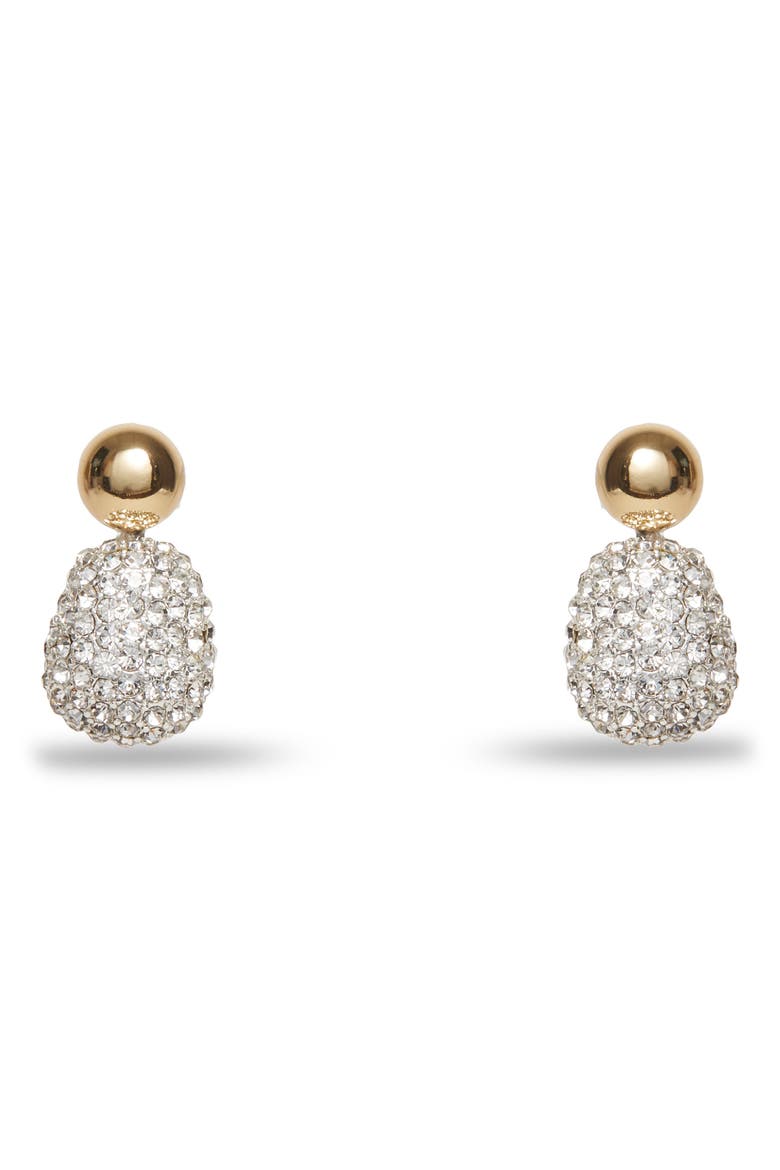 Pebble Stud Earrings, Main, color, CRYSTAL