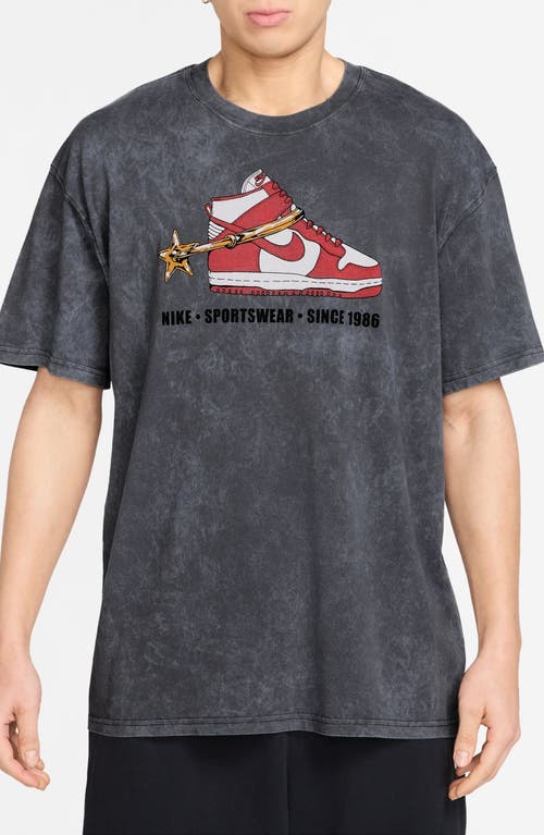 Nike Max90 Vintage Dunk High Graphic T-shirt In Gray