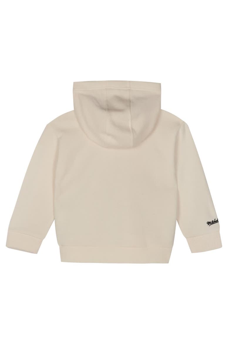 Toddler Mitchell & Ness  Cream Philadelphia 76ers Hang Time Oversized Pullover Hoodie & Pants Set, Alternate, color, Cream