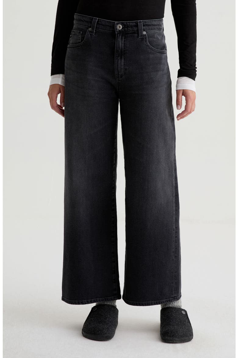 Saige Mid Rise Ankle Wide Leg Jeans, Main, color, NEBULA