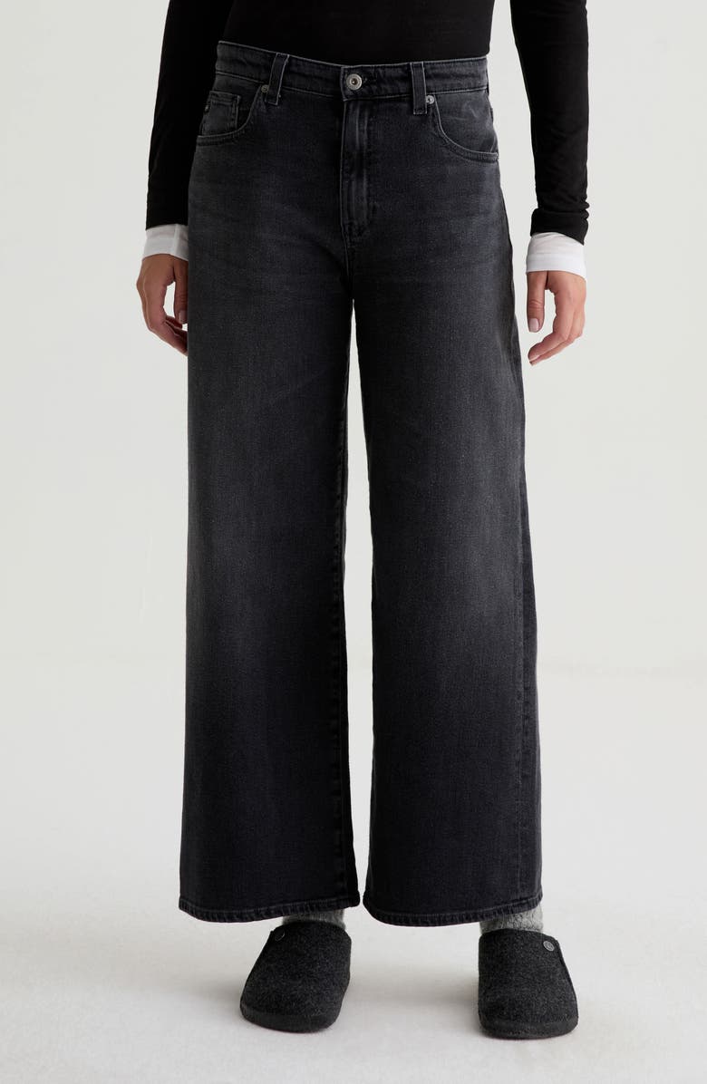 AG Saige Mid Rise Ankle Wide Leg Jeans, Main, color, Nebula