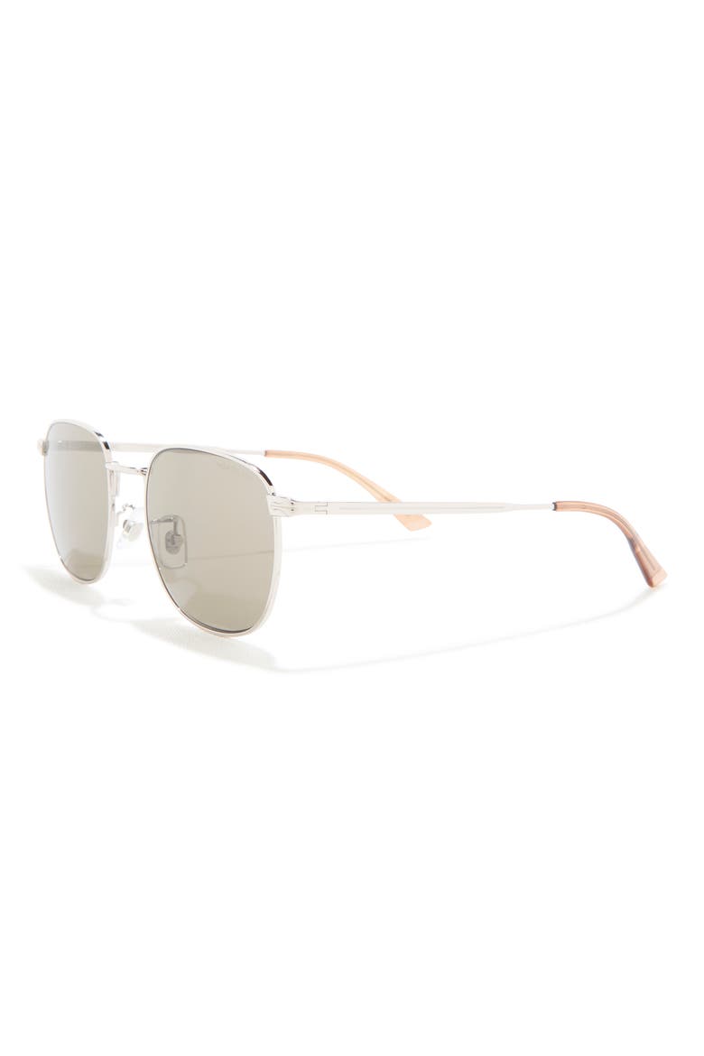 Square Sunglasses, Alternate, color, SILVER SILVER GREY