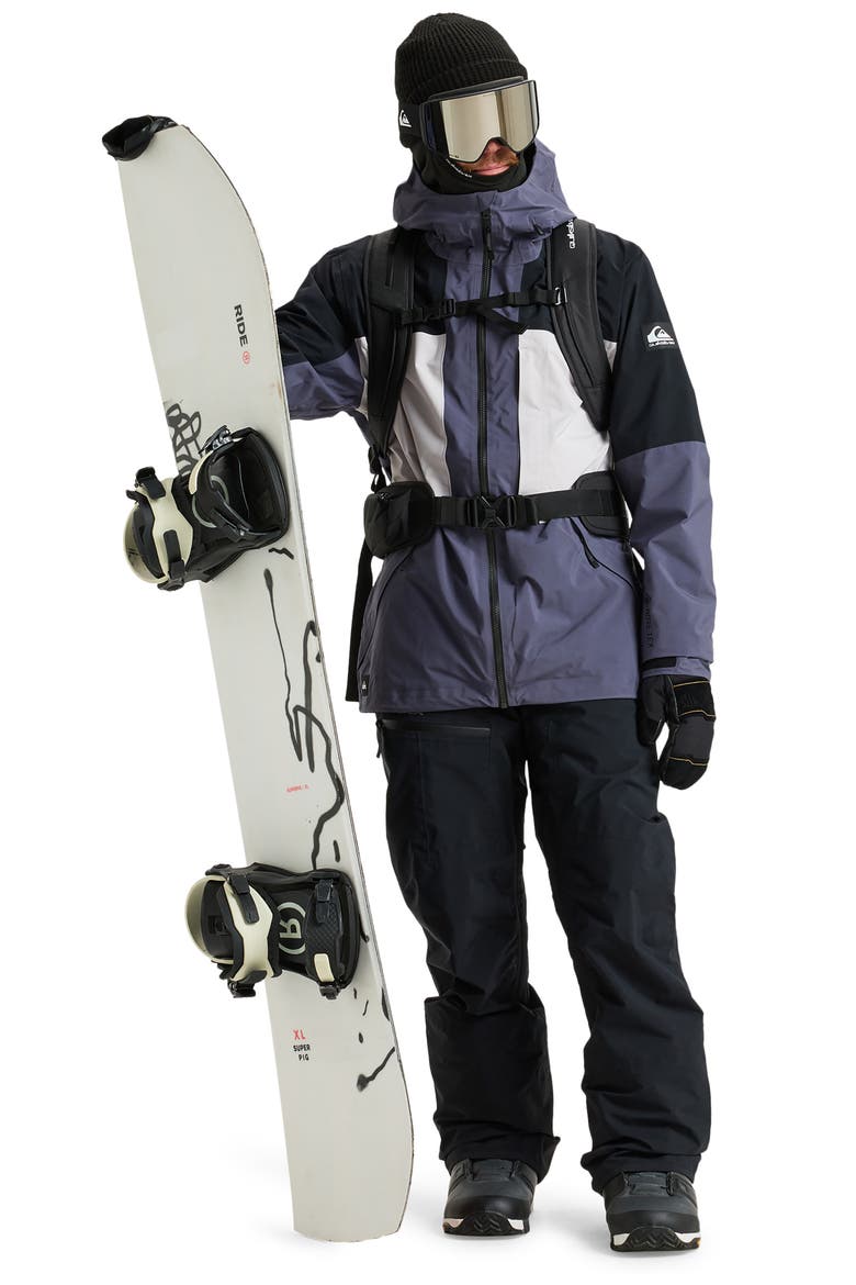 Forever Stretch Gore-Tex® Waterproof Ski Jacket, Alternate, color, GRAYSTONE