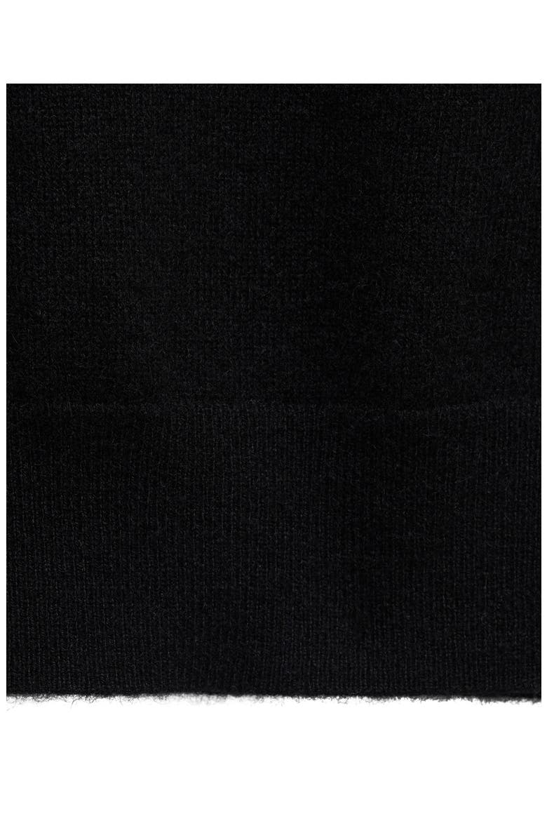 Cashmere Round Neck Sweater, Alternate, color, BLACK