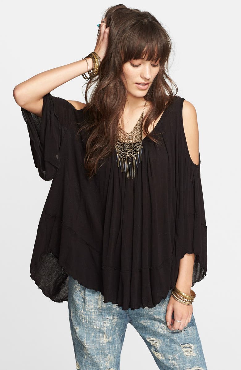 Free People 'Chloe' Solid Blouse, Main, color,