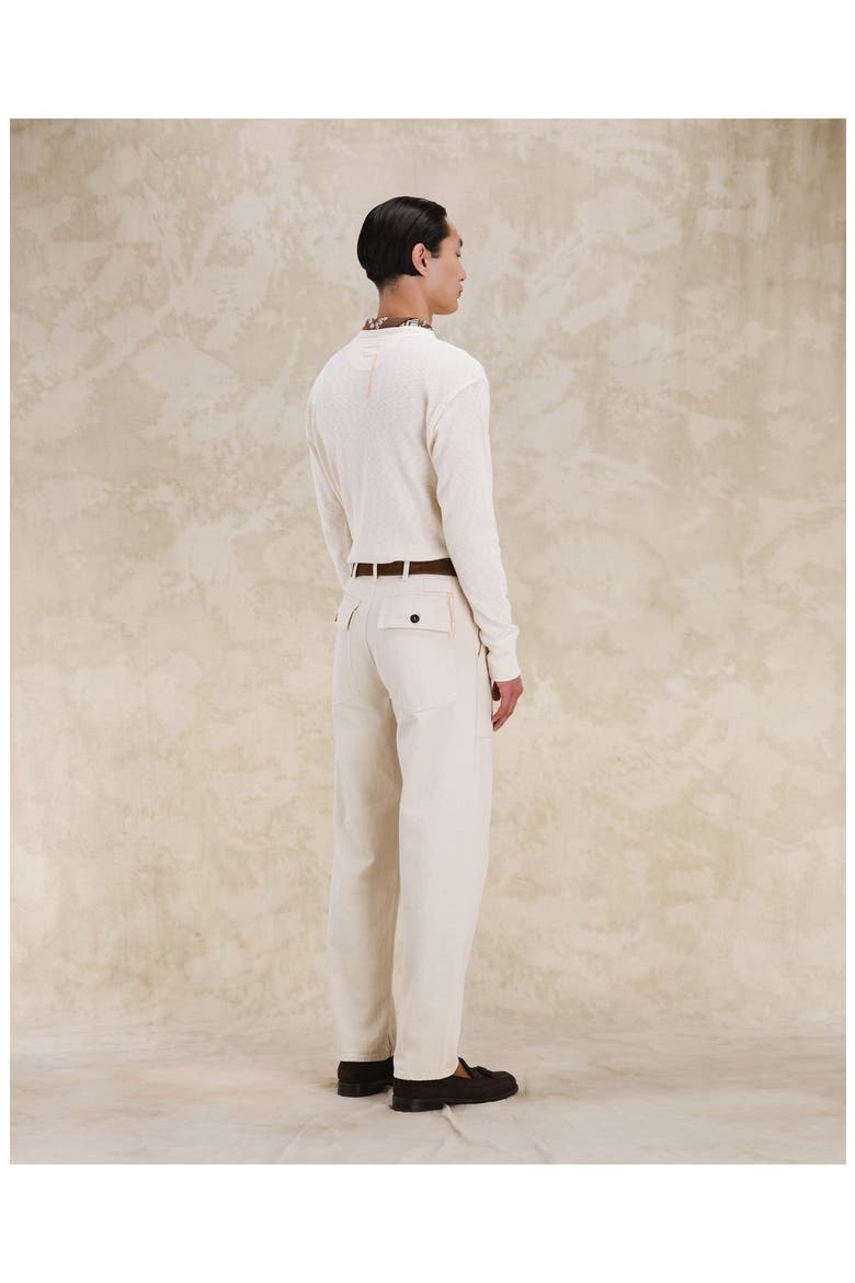 Newfatigue Japan Selvedge Ecrù Denim, Alternate, color, OFF WHITE