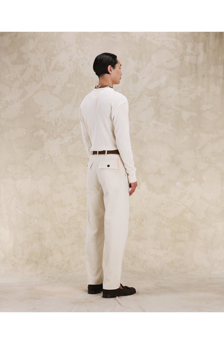 Fortela Newfatigue Japan Selvedge Ecrù Denim, Alternate, color, Off White