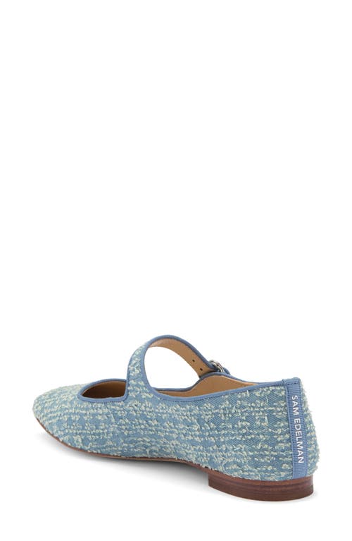 Shop Sam Edelman Michaela Mary Jane Flat In Montrose Blue