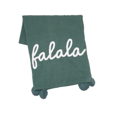 A Christmas Holiday Tufted Solid Throw Blankets