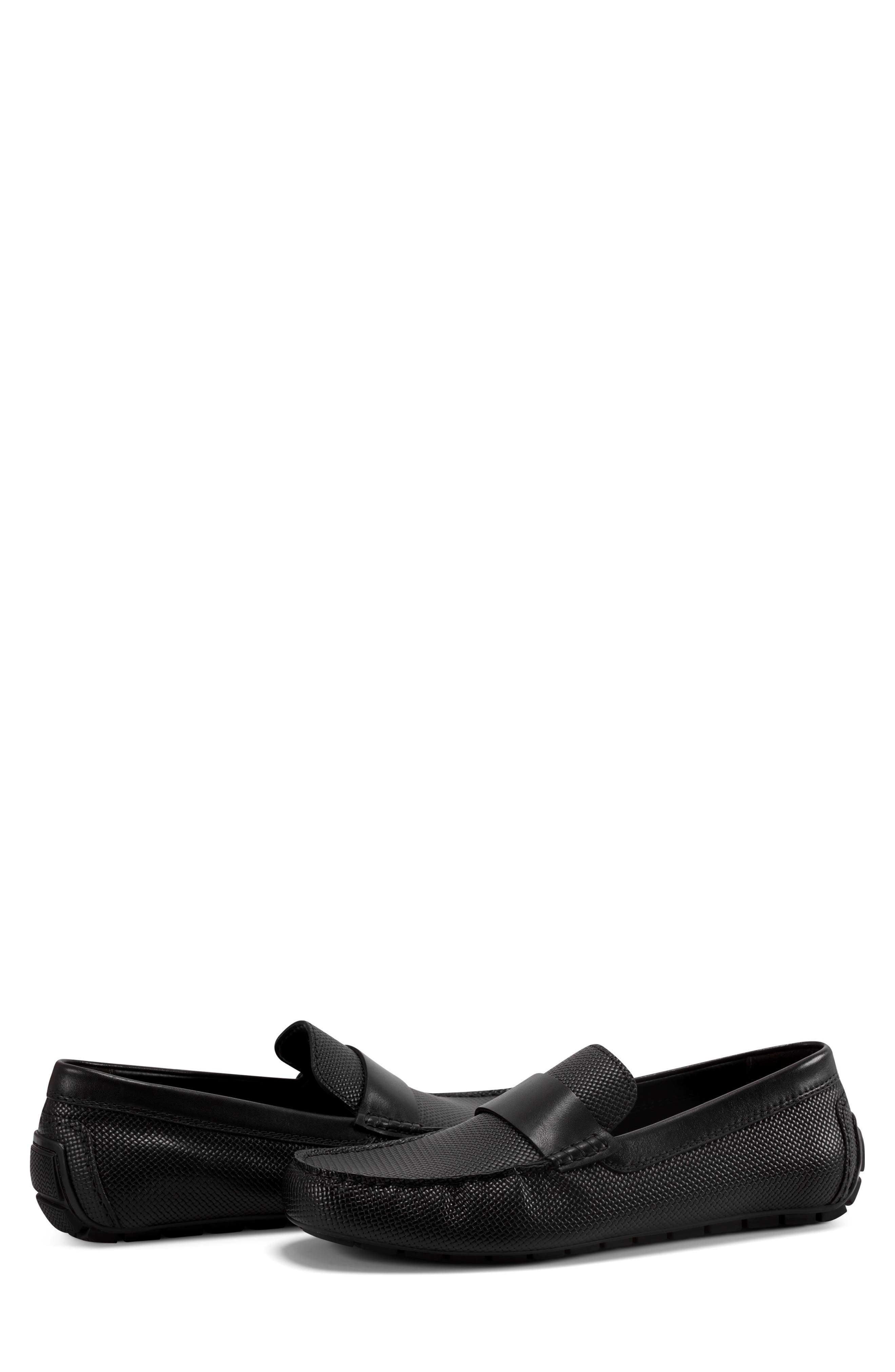 Rockport Tayo Embossed Loafer, Alternate, color, Black