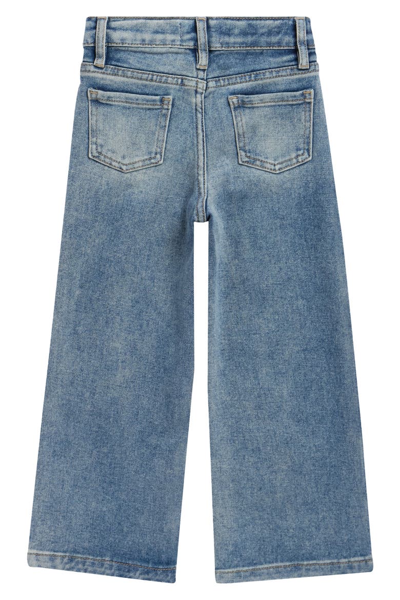 Kids' Heart Patch Wide Leg Jeans, Alternate, color, MEDIUM