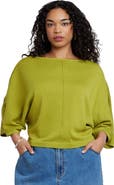 ELOQUII Oversized Cape Sweater