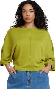 ELOQUII Oversized Cape Sweater