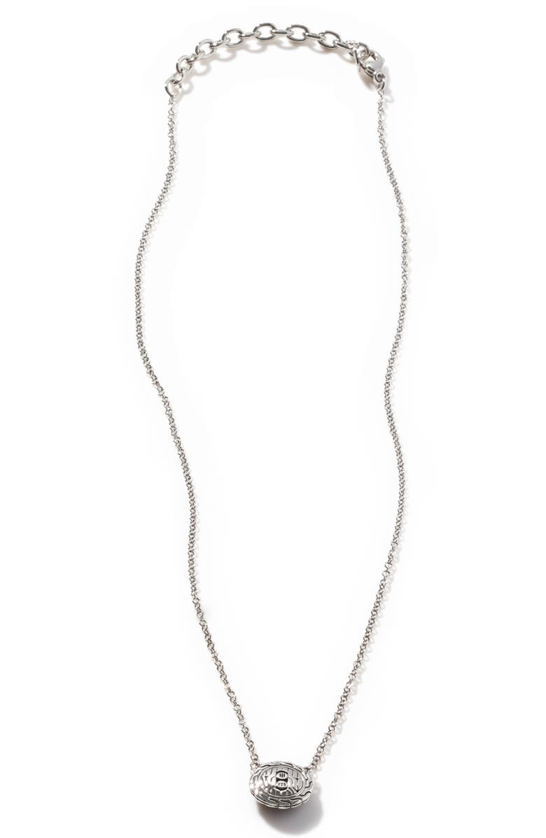 John Hardy Chain Classic Pavé Pendant Necklace, Alternate, color, 