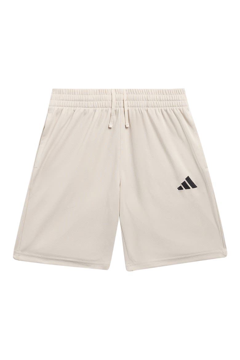 Embroidered Logo Drawstring Shorts, Main, color, WONDER ALUMINA