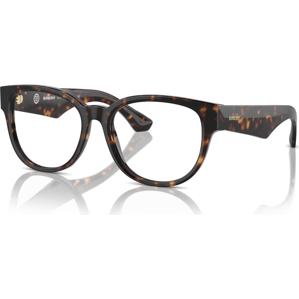 Burberry 53mm Phantos Optical Glasses In Brown