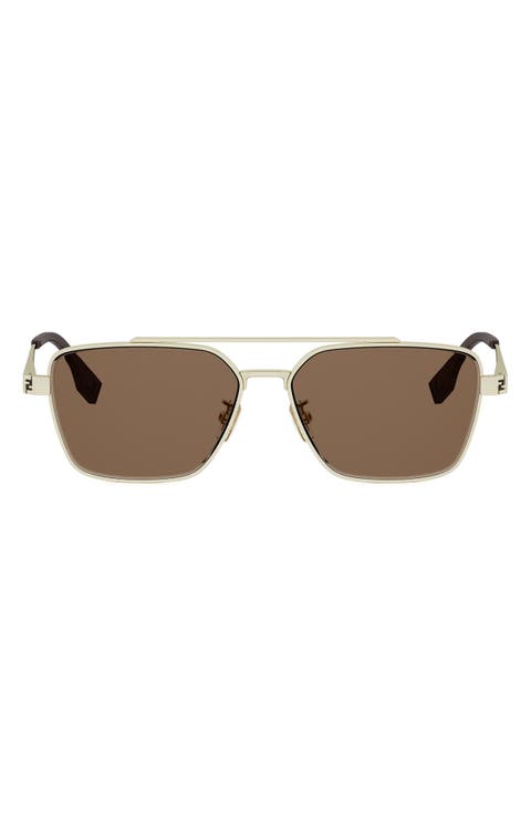 Sky 57mm Rectangular Sunglasses