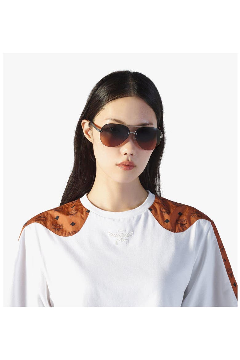 Aviator Sunglasses, Alternate, color, Blue