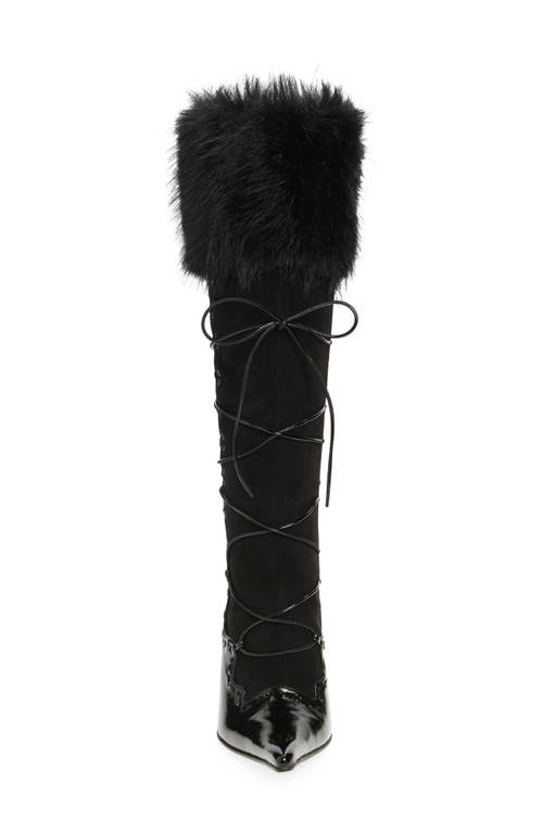 Jeffrey Campbell Verbier Knee High Boot In Black