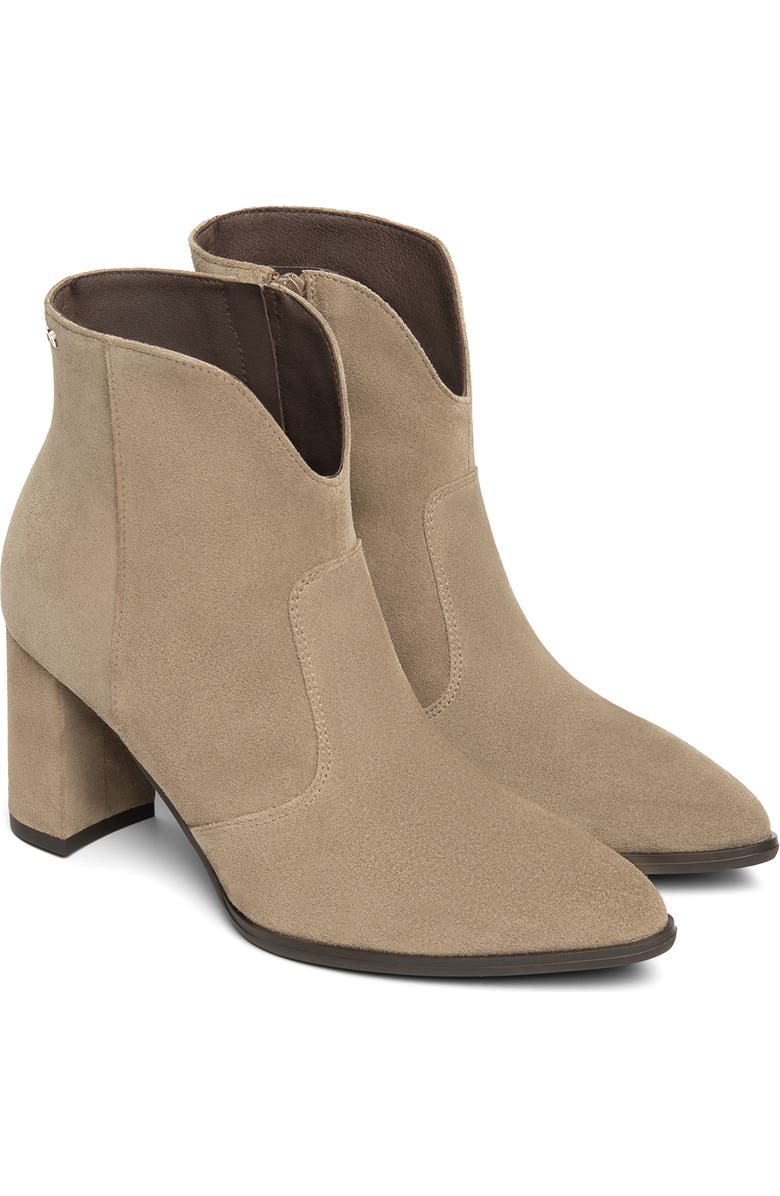 NeroGiardini V-Cut Bootie, Alternate, color, Taupe