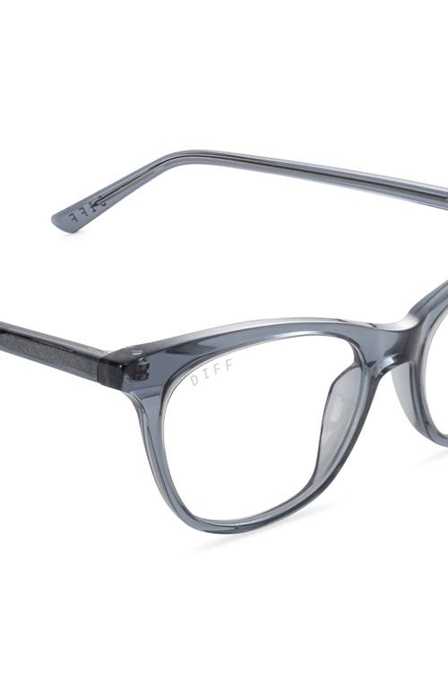 Diff Jade 54mm Cat Eye Optical Glasses In Blue