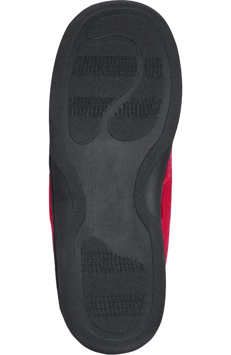 FOCO Men's FOCO Wisconsin Badgers Colorblock Moccasin Slippers, Alternate, color,