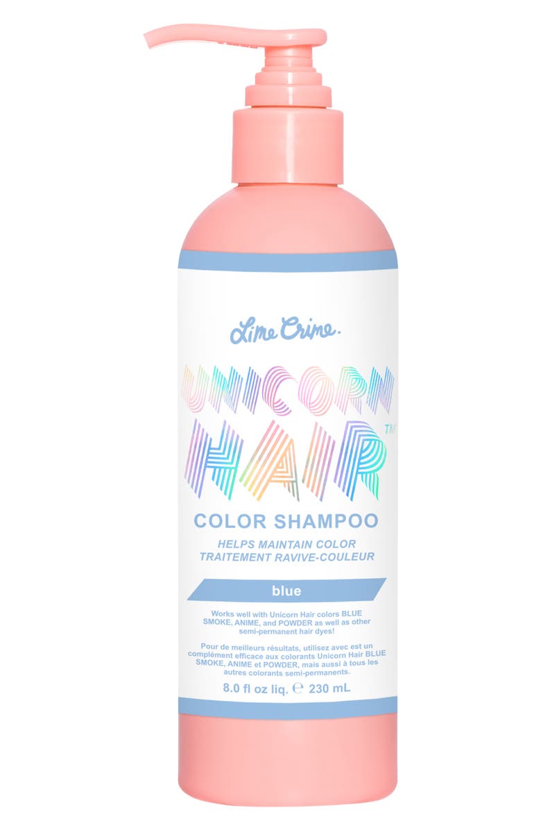 Lime Crime Unicorn Hair Color Shampoo, Main, color, Blue