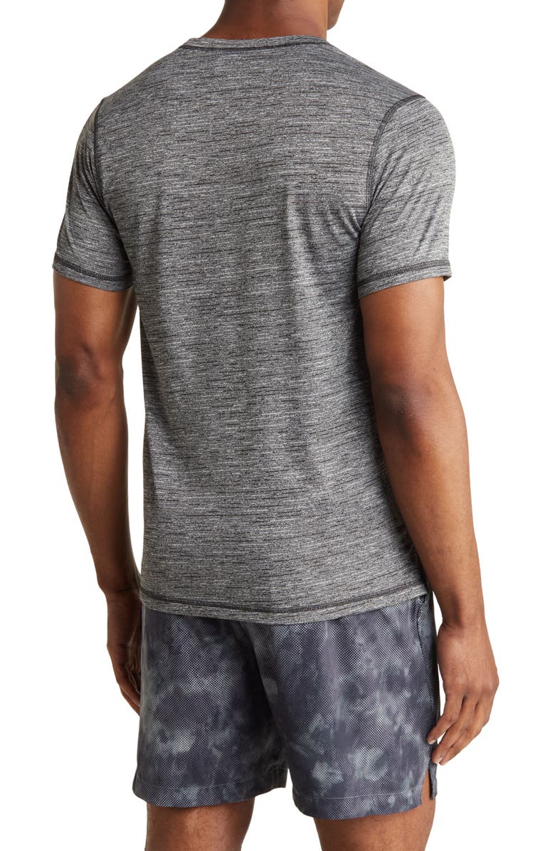 Champion MVP Heathered Stripe Cotton T-Shirt, Alternate, color, 