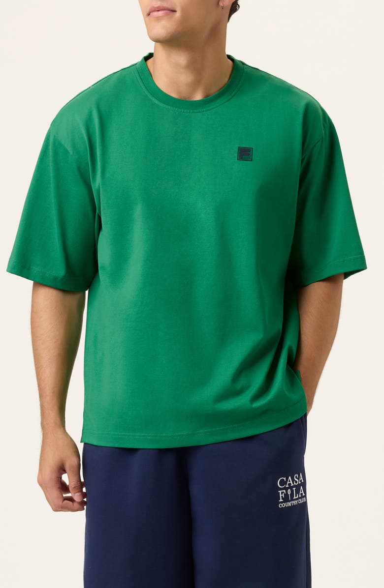 FILA Country Club Embroidered Cotton Graphic T-Shirt, Main, color,