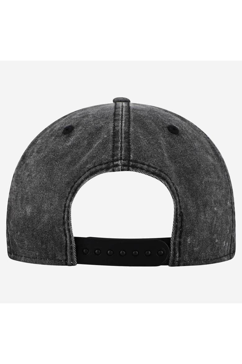 Men's New Era  Black Golden State Warriors Washed Tonal 9FIFTY Snapback Hat, Alternate, color, Black