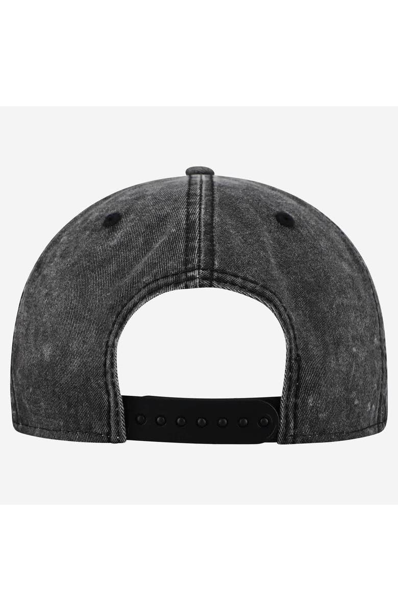 New Era Men's New Era  Black Golden State Warriors Washed Tonal 9FIFTY Snapback Hat, Alternate, color, Black