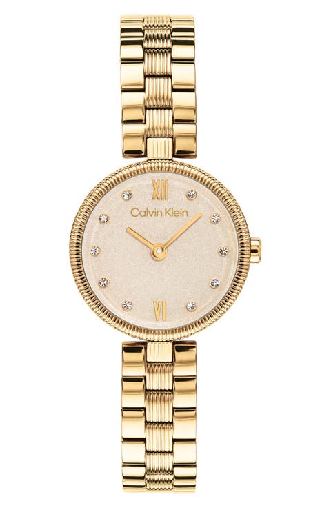 Gleam Quartz Bracelet Watch, 24mm