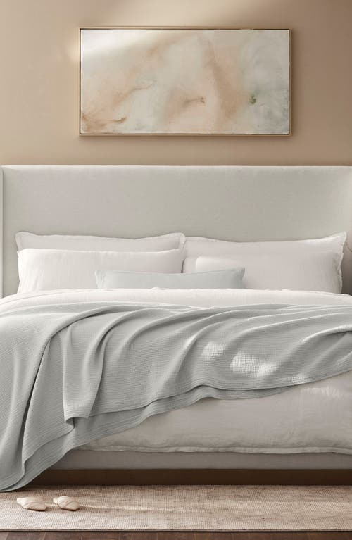 Boll & Branch Dream Bed Blanket In Mist