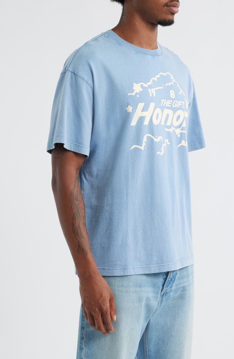 HONOR THE GIFT In the Clouds Cotton Graphic T-Shirt, Alternate, color, Blue
