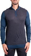 Maceoo Knitted Passion Merino Wool Quarter Zip Sweater