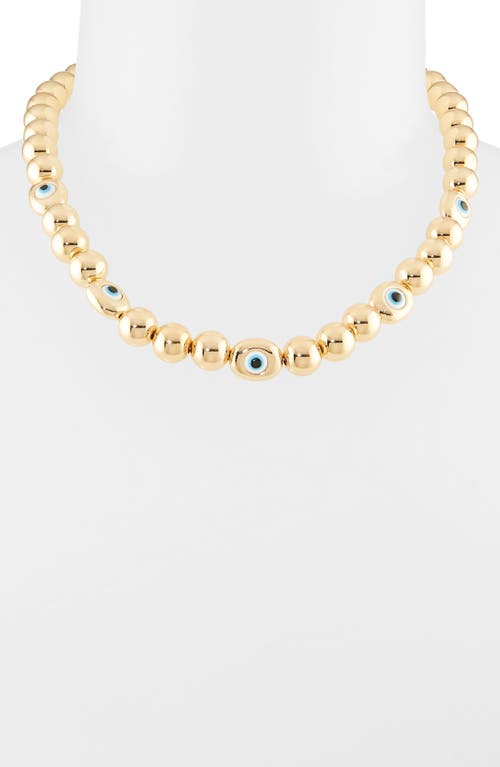 Baublebar Brynn Evil Eye Necklace In Gold