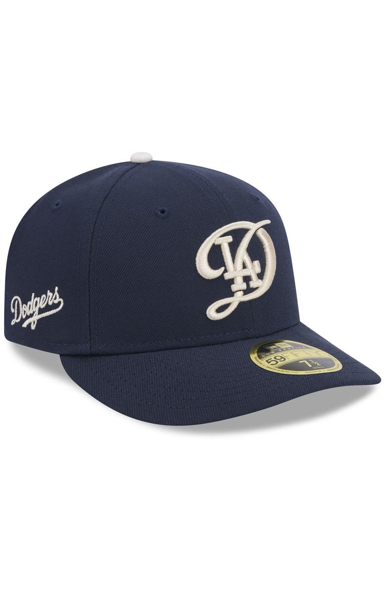 New Era Men's New Era Navy Los Angeles Dodgers 2024 City Connect Low Profile 59FIFTY Fitted Hat, Alternate, color, 