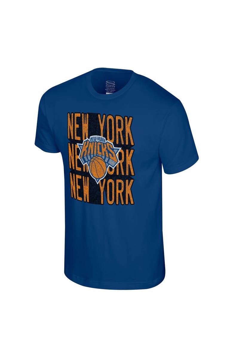 Stadium Essentials Unisex Stadium Essentials Royal New York Knicks Step Up T-Shirt, Alternate, color, Royal