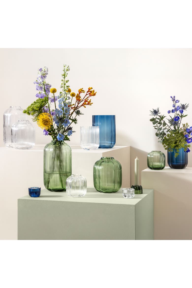 Fleur Vase M, Alternate, color, green