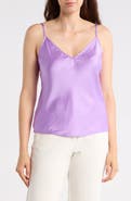 Renee C V-Neck Satin Camisole