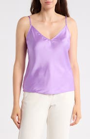 Renee C V-Neck Satin Camisole