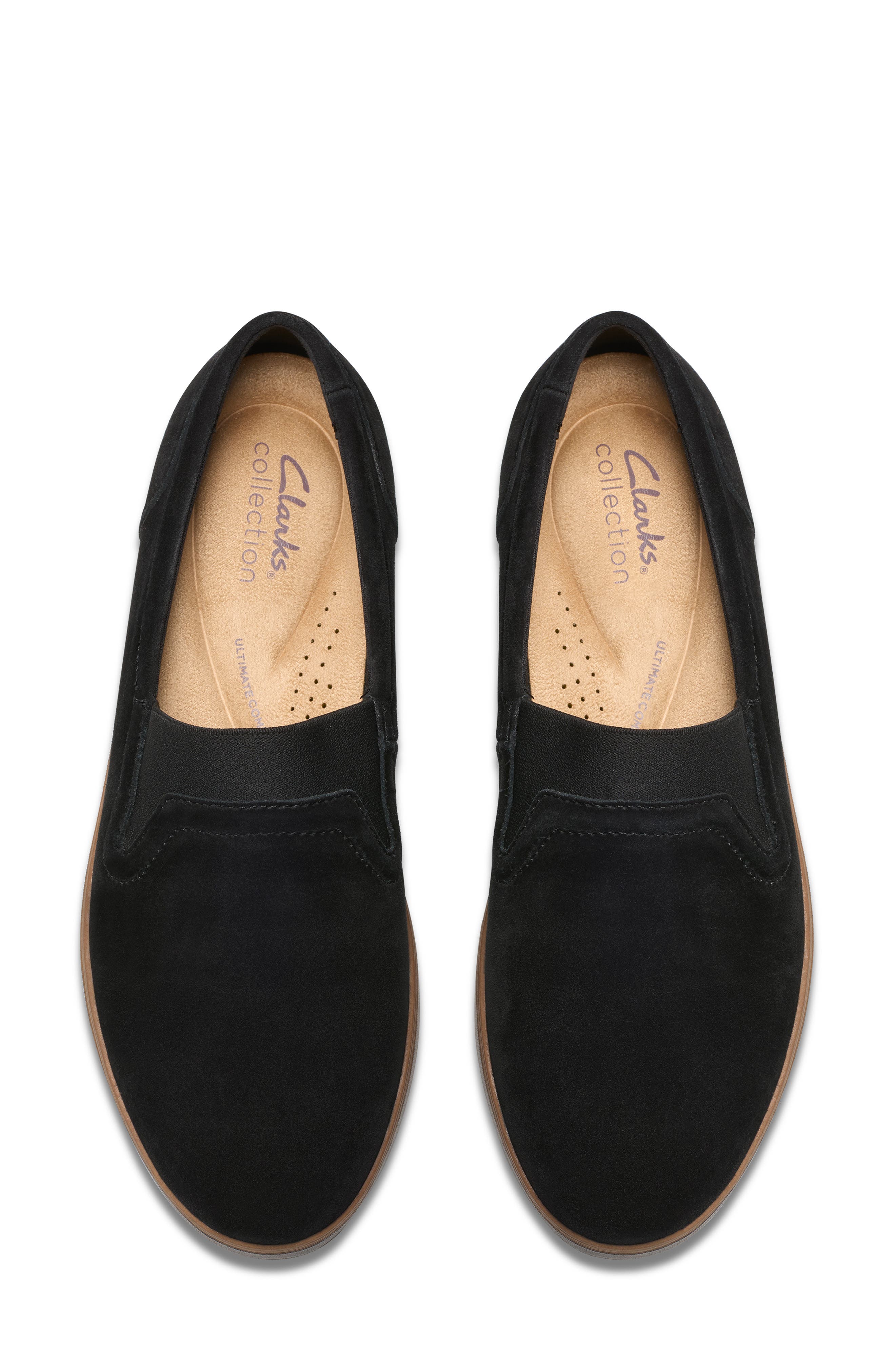 Clarks<sup>®</sup> Zylah Sky Platform Loafer, Alternate, color, Black Sde