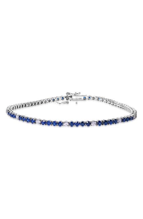 Valani Atelier Classique Sapphire & Diamond Tennis Bracelet