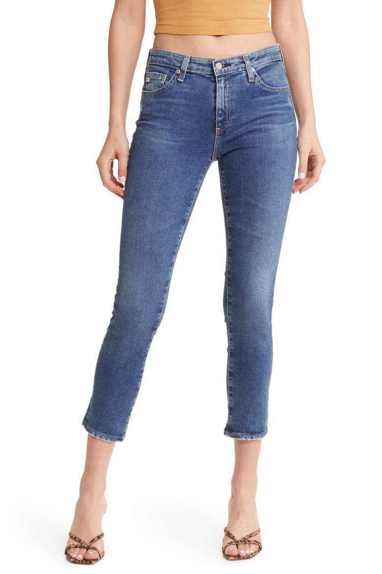Prima Mid Rise Crop Cigarette Jeans, Main, color, 12 YEARS RURAL