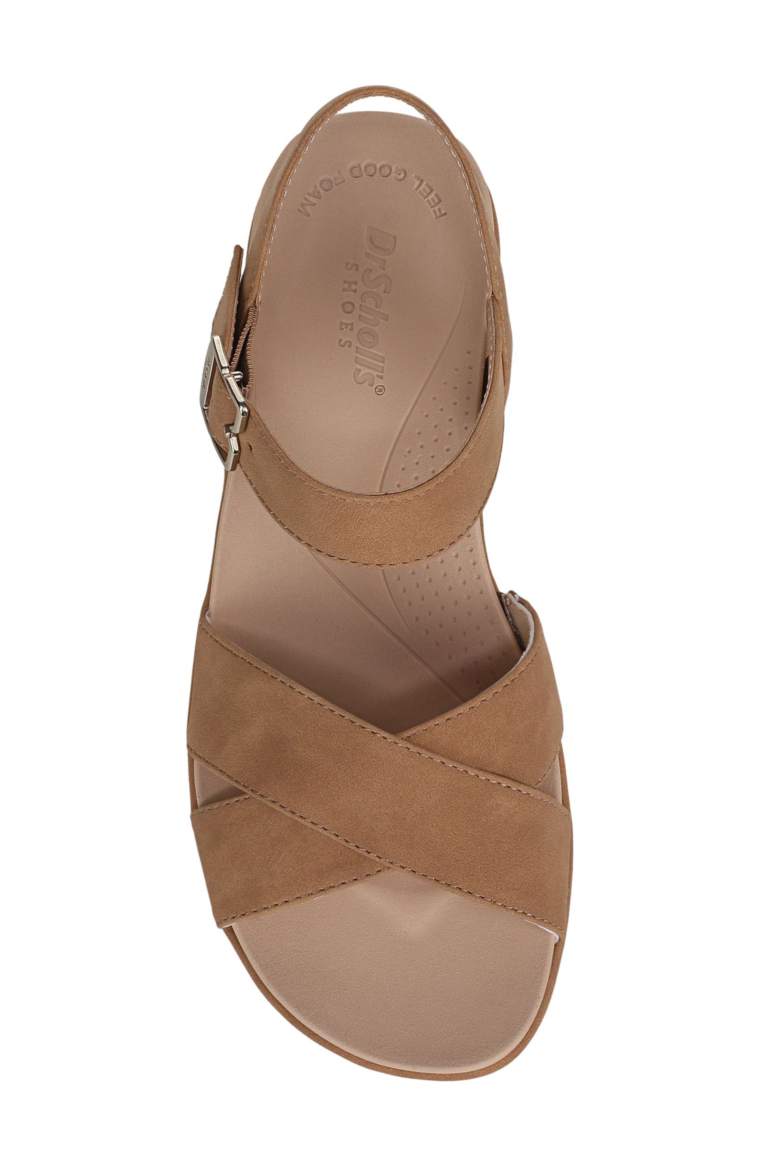 Free Love Ankle Strap Platform Slide Sandal, Alternate, color, LIGHT HONEY